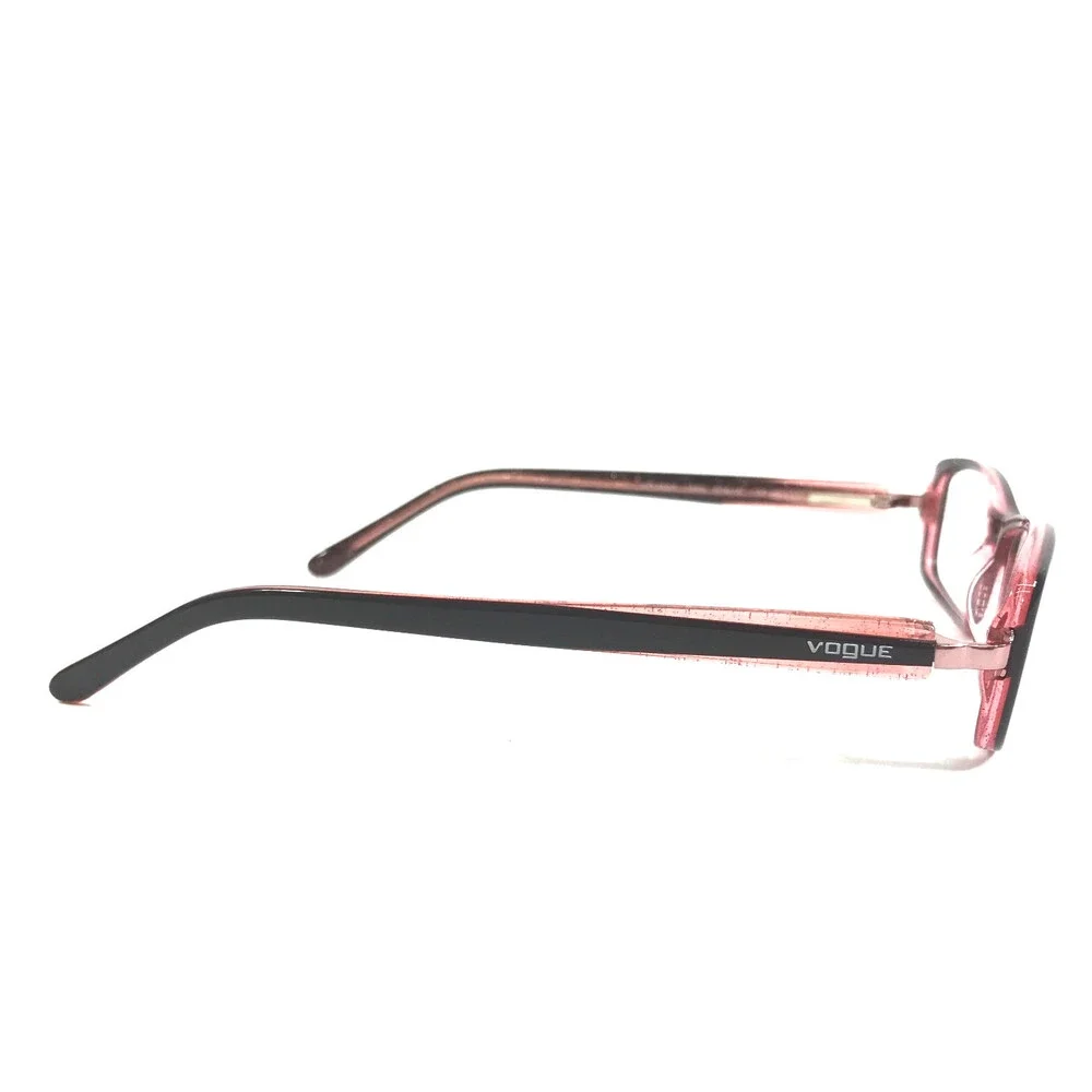 Vogue Eyeglasses Frames VO2647 1689 Black Transparent Pink Full Rim 50-16-130